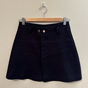 Zara navy skirt